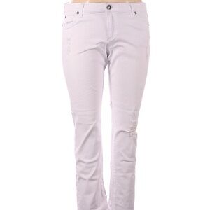 Kut from the Kloth White Distressed Boyfriend Jeans